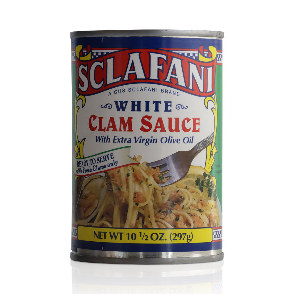 Wholesale Sclafani Case White Clam Sauce- Bulk