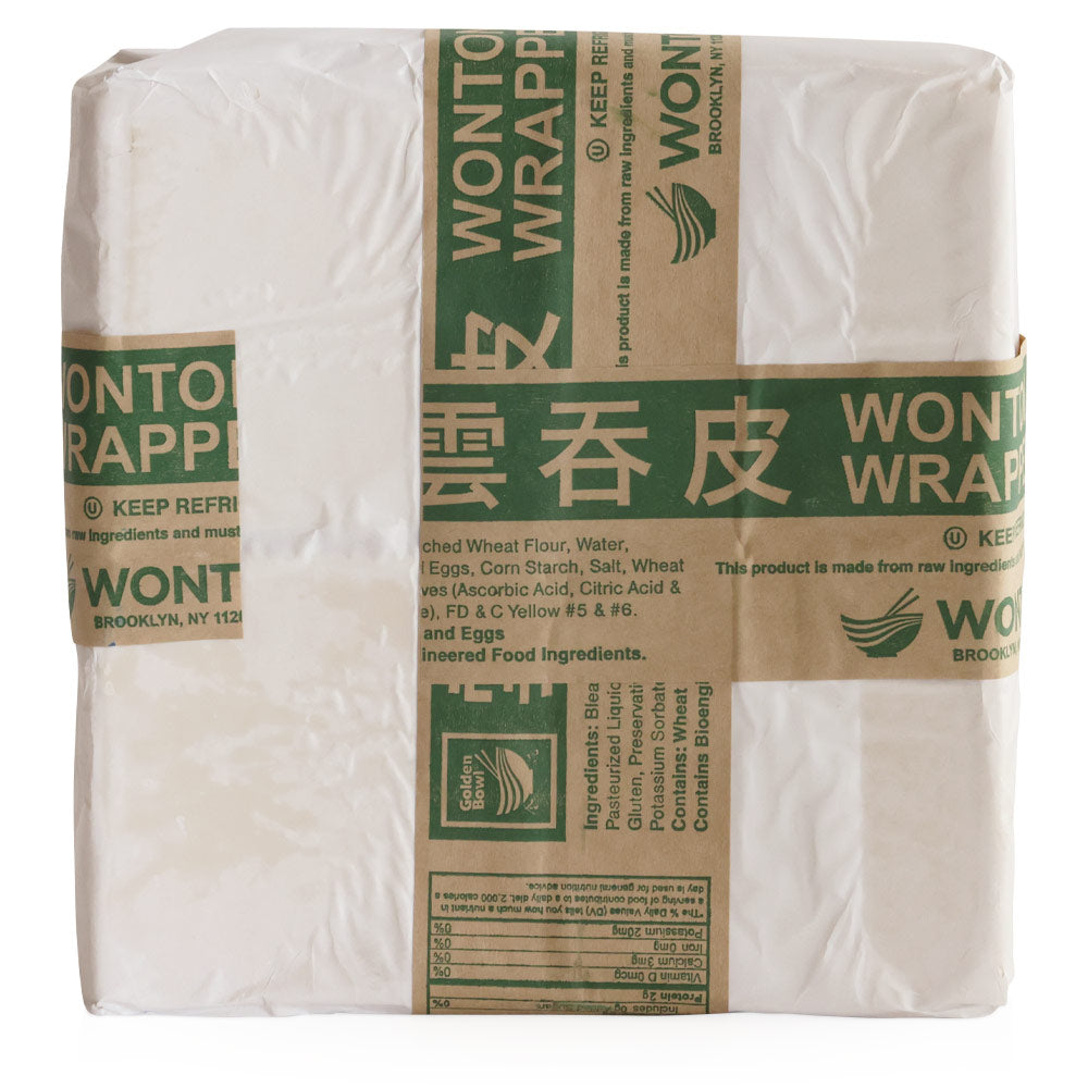 Wholesale Golden Bowl Case Wonton Wrapper- Bulk