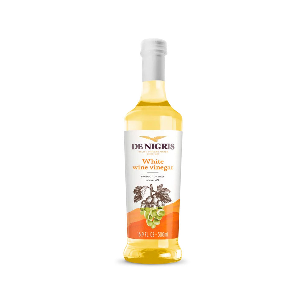 Wholesale De Nigris Case Aged Italian White Wine Vinegar- Bulk