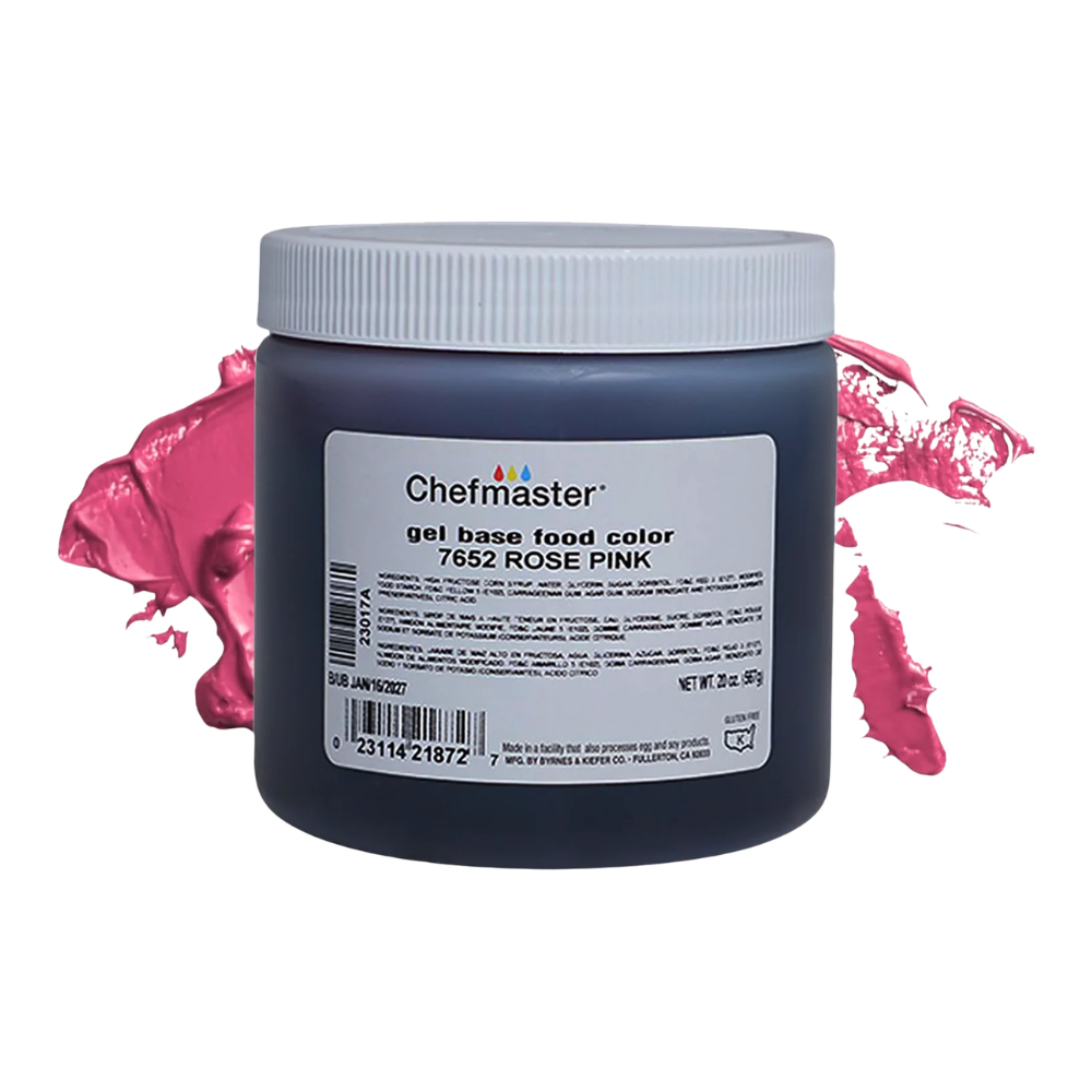 Wholesale Chefmaster Each Gel Rose Pink Food Color- Bulk