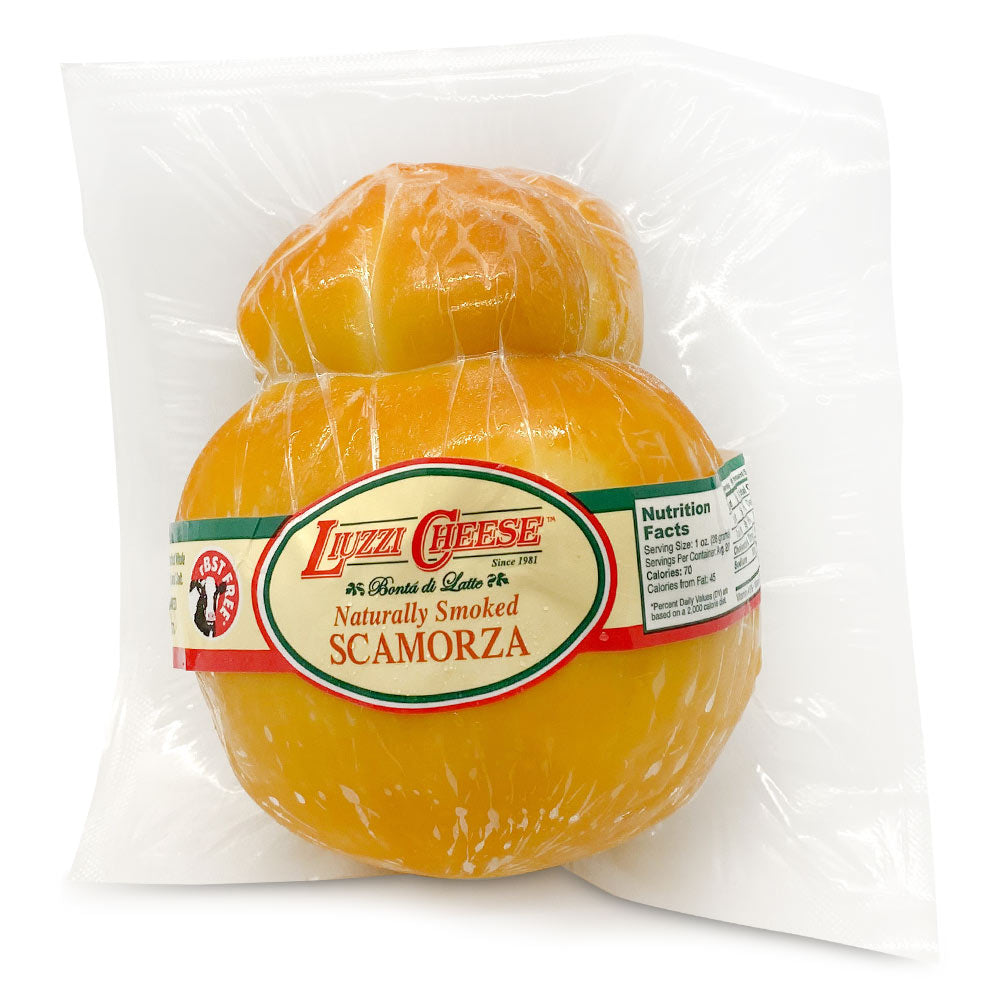 Wholesale Liuzzi Case Smoked Scamorza Cheese- Bulk