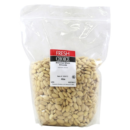 Wholesale Bazzini Case Whole Blanched Almonds- Bulk