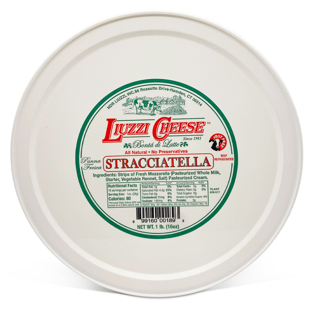 Wholesale Liuzzi Case Stracciatella Cheese- Bulk