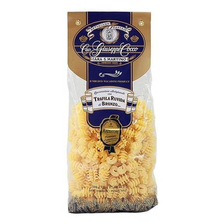 Wholesale Giuseppe Cocco Case Special Cut Radiatori Pasta- Bulk