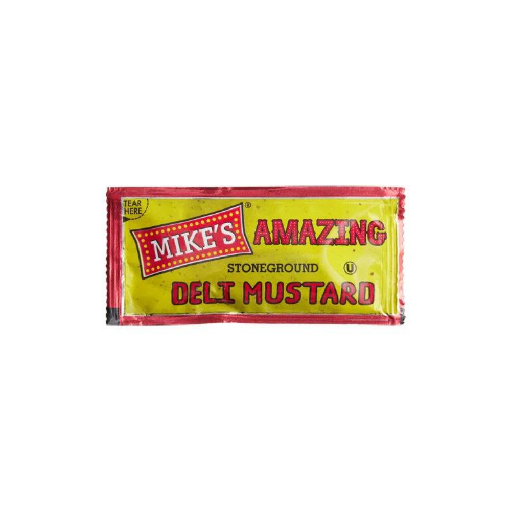 Wholesale Mike'S Amazing Case Deli Mustard Pouches- Bulk