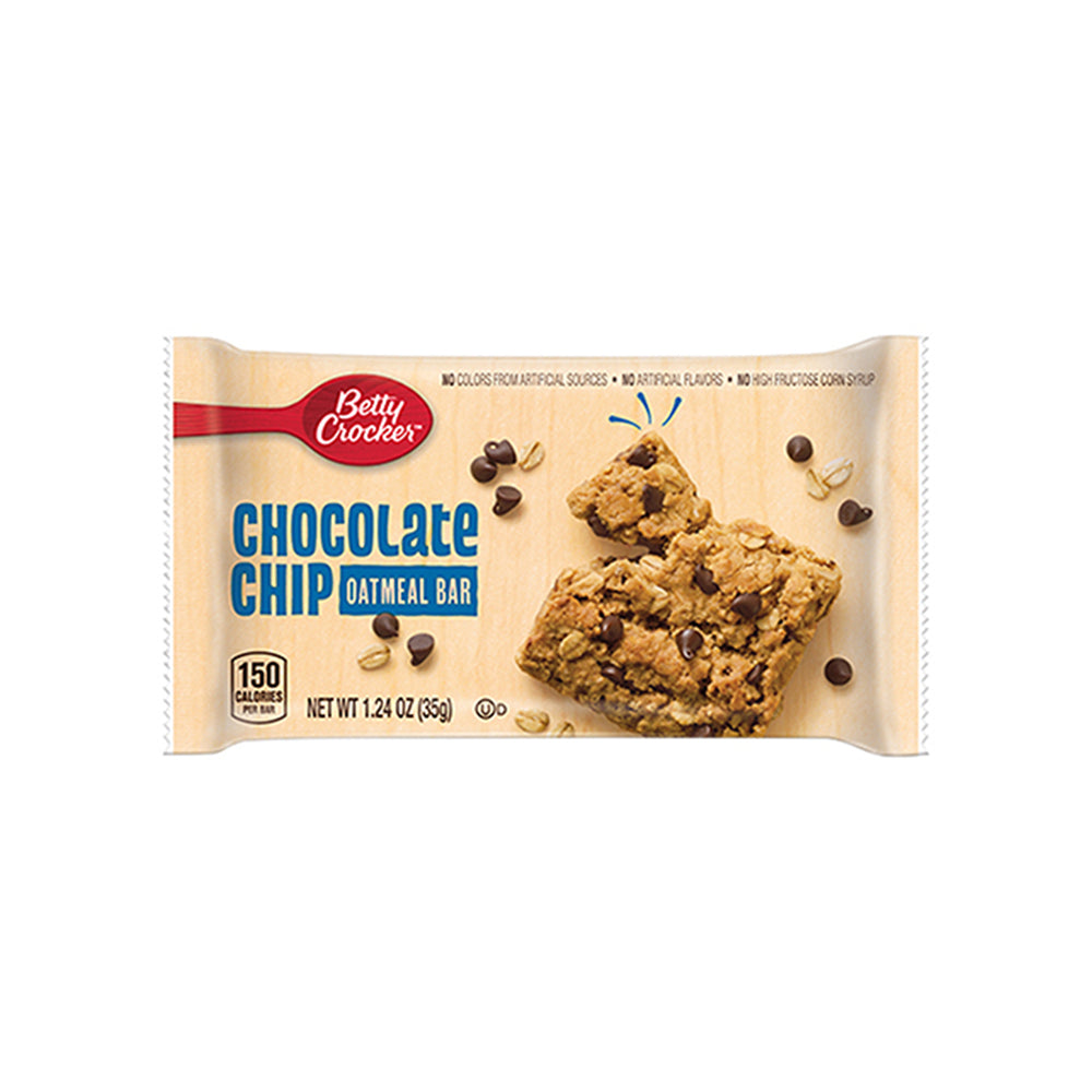 Wholesale Betty Crocker Chocolate Chip Oatmeal Bars | 1.24 oz- Bulk