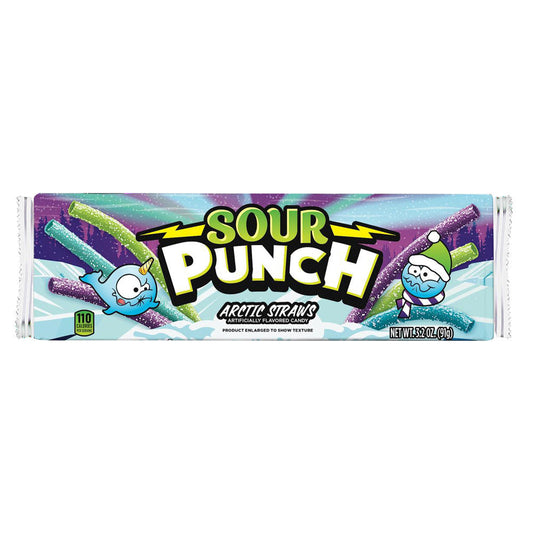 Wholesale Sour Punch Arctic Straws 3.2 Oz- Bulk