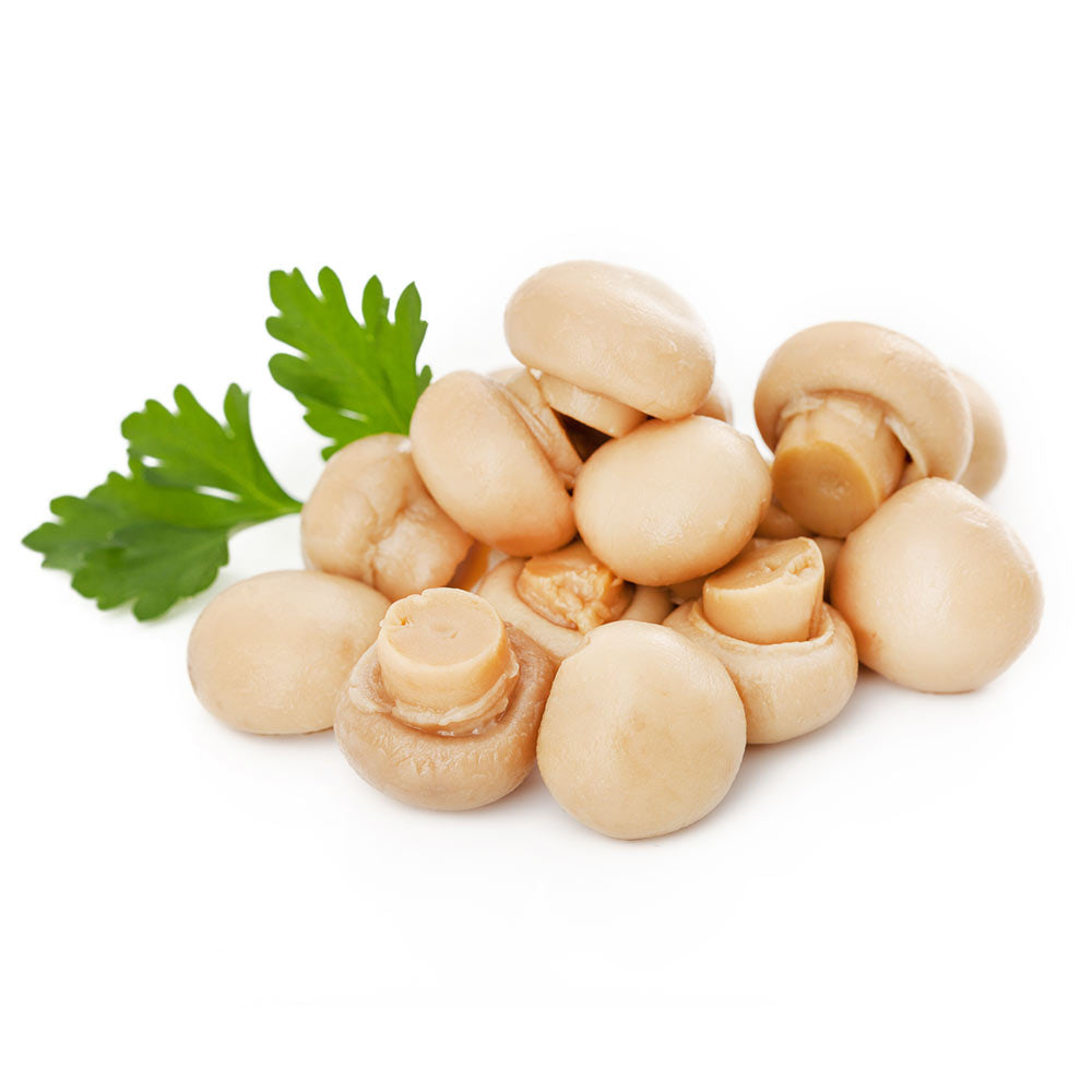 Wholesale Franklin Nita Gourmet Blanched Button Mushroom | 4 gal- Bulk