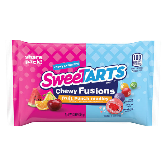 Wholesale Sweetarts Chewy Fusions 3 Oz Bag- Bulk