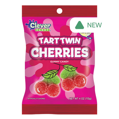 Wholesale Müttenberg Candy Tart Twin Cherries 4 Oz Peg Bag- Bulk
