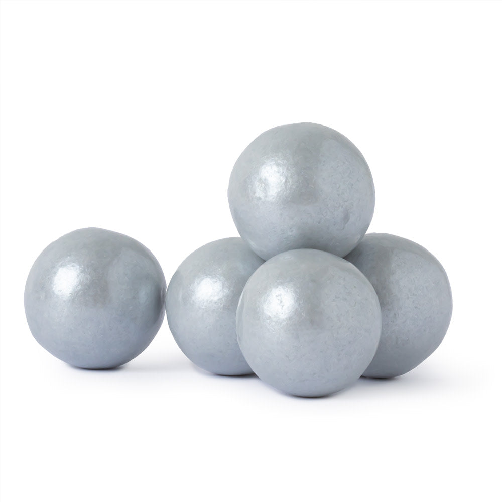Wholesale Müttenberg Candy Gumballs Shimmer Silver Tutti Frutti Flavored 850 Ct- Bulk