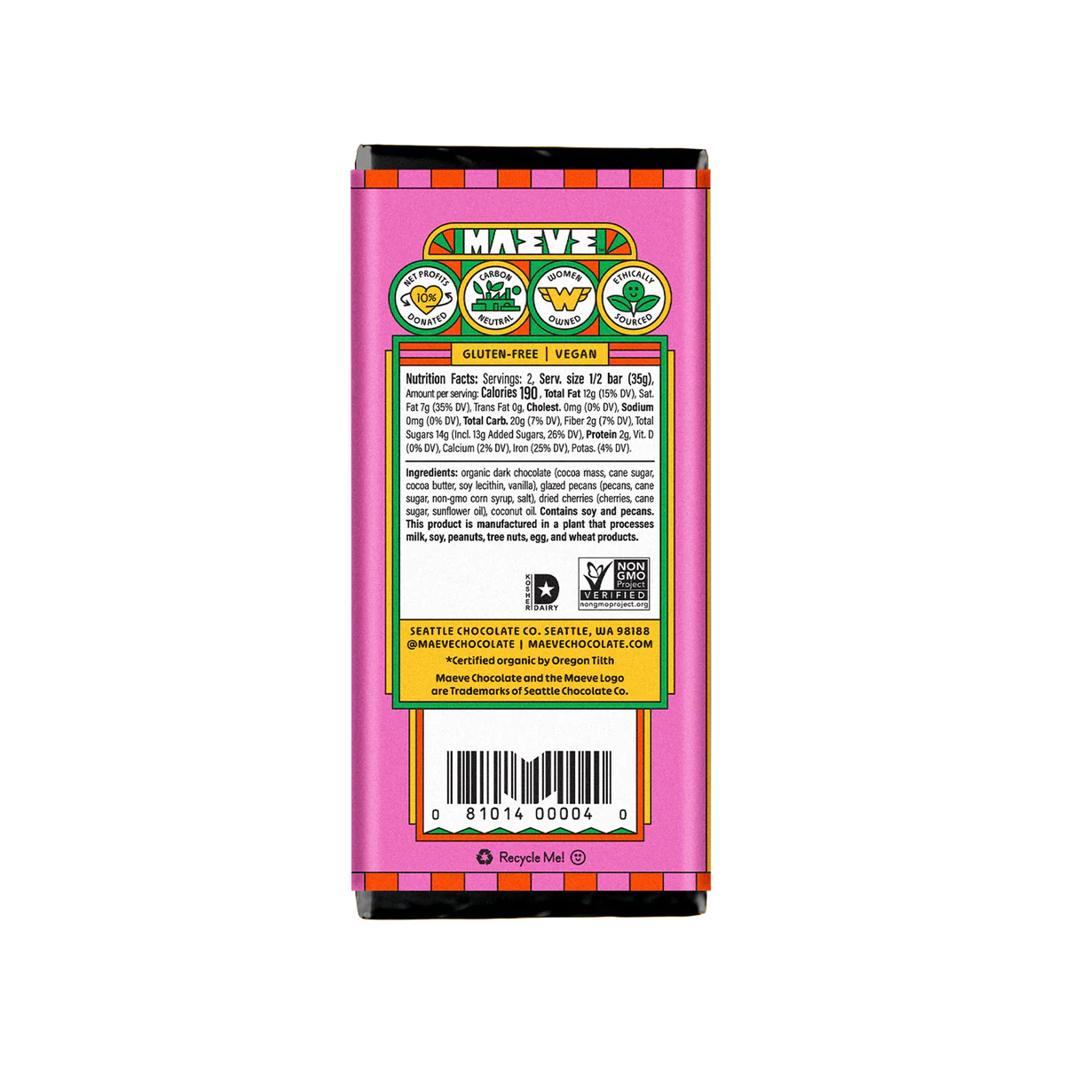 Wholesale Maeve Rainier Cherry Truff Bar- Bulk