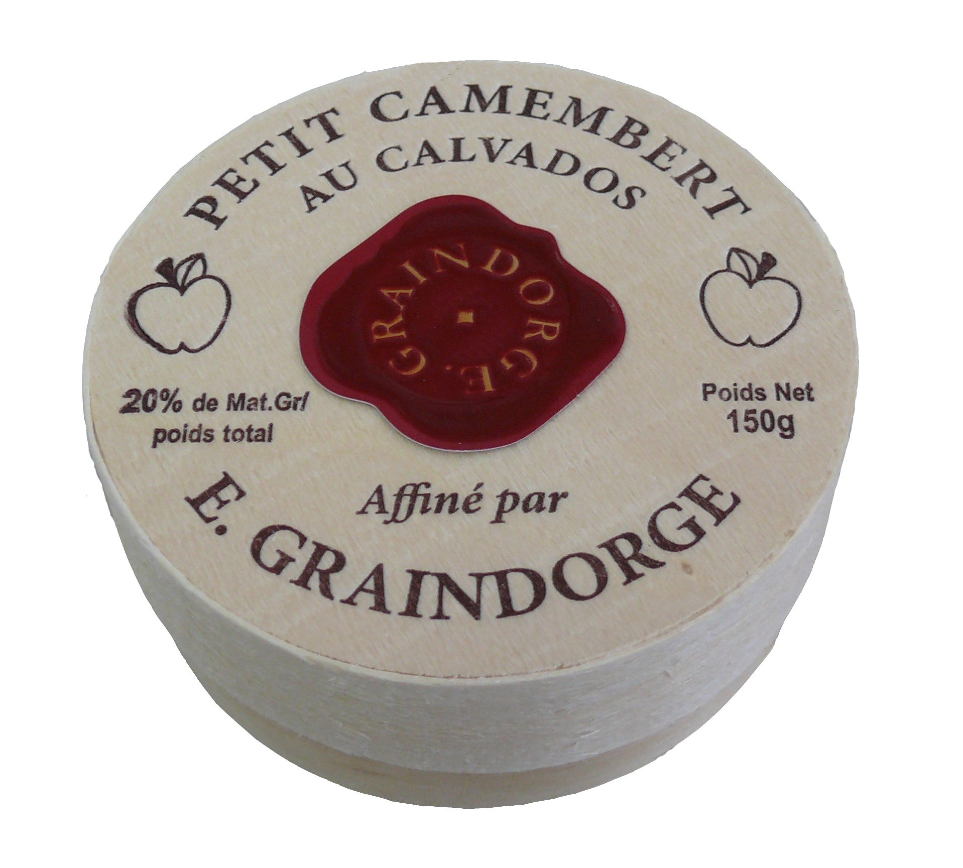 Wholesale Camembert Calvados Graindorge 150Gf- Bulk