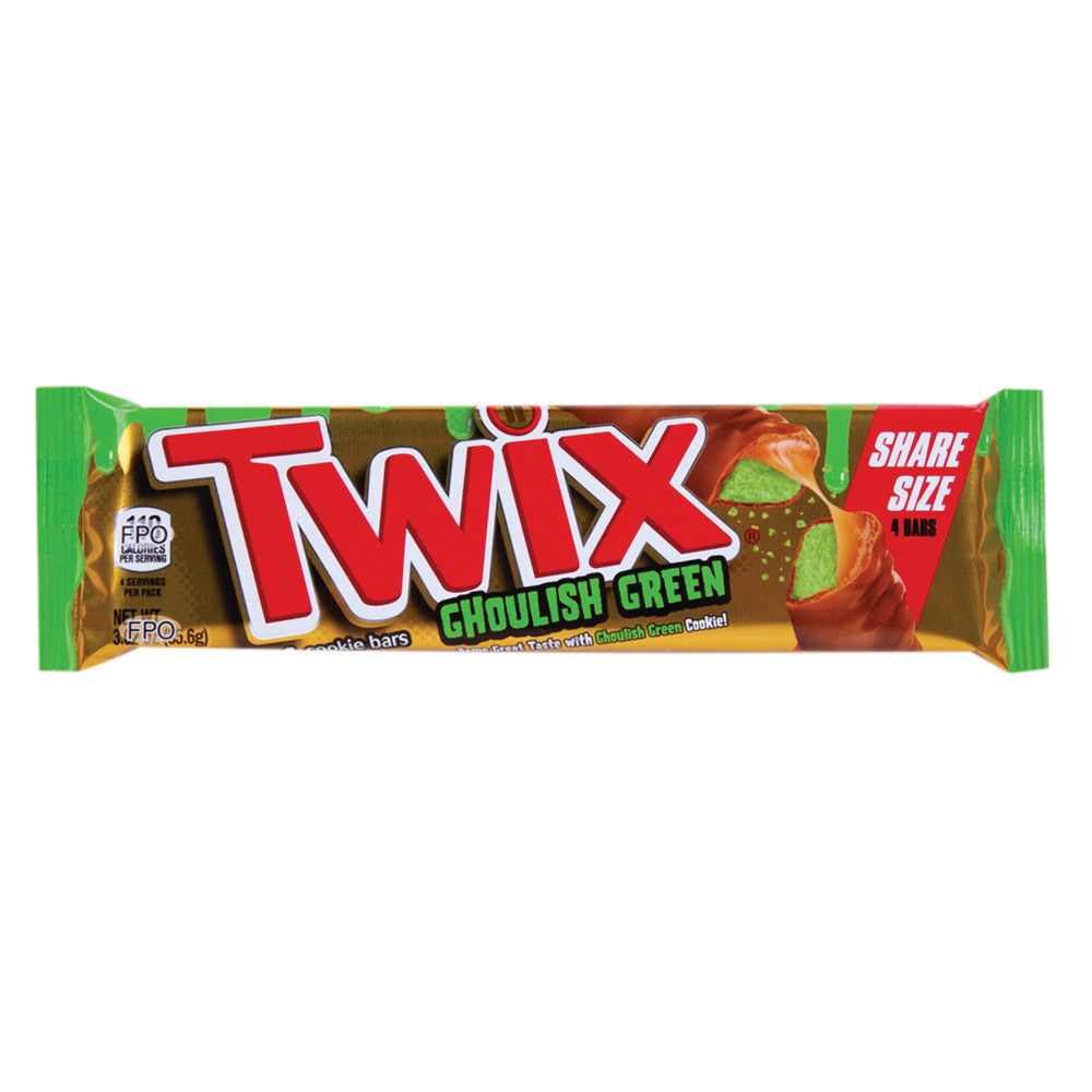 Wholesale Twix Ghoulish Green Share Size 3.02 Oz- Bulk