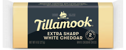 Wholesale Tillamook Xsharp White Chunk 8Oz- Bulk