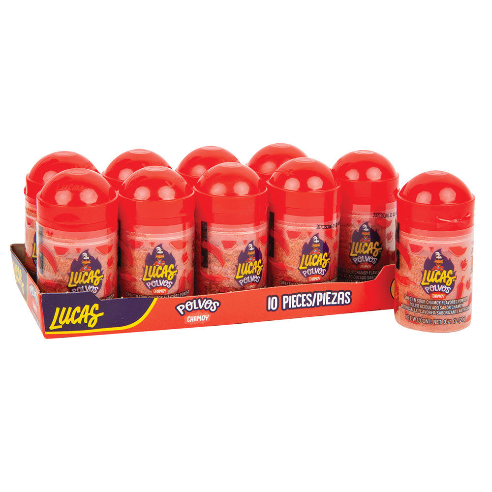 Wholesale Lucas Polvos Chamoy 0.71 Oz Tube- Bulk