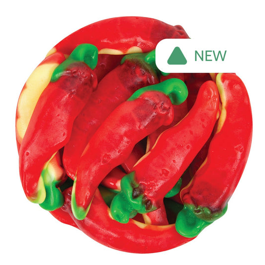 Wholesale Vidal Gummy Chili Peppers- Bulk