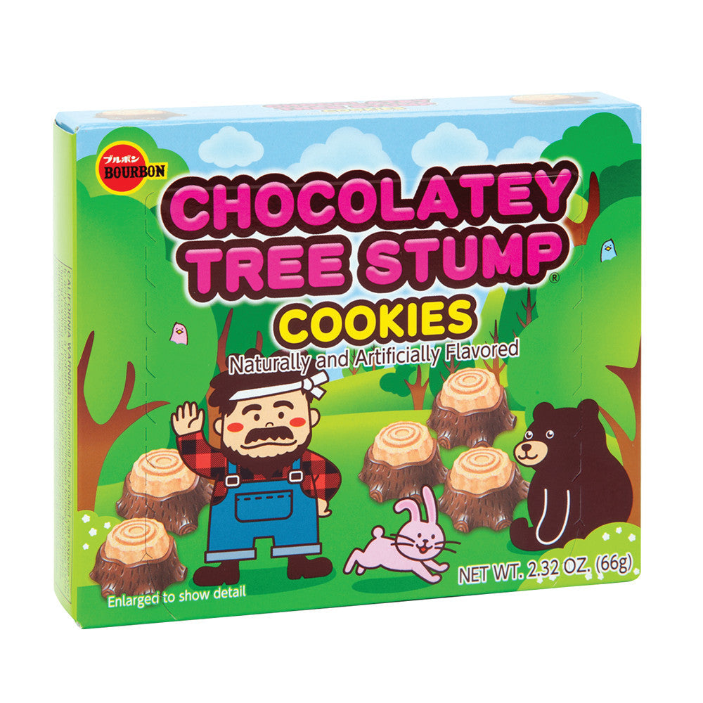 Wholesale Chocolatey Tree Stump Cookies 2.32 Oz Box- Bulk