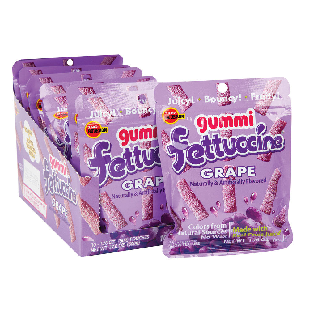 Wholesale Fettuccine Grape Gummi 1.76 Oz- Bulk