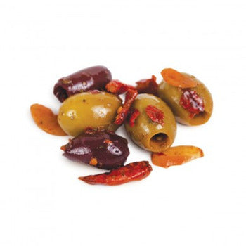 Wholesale Divina Pitted Greek Olives with Crushed Chili 5lb- Bulk