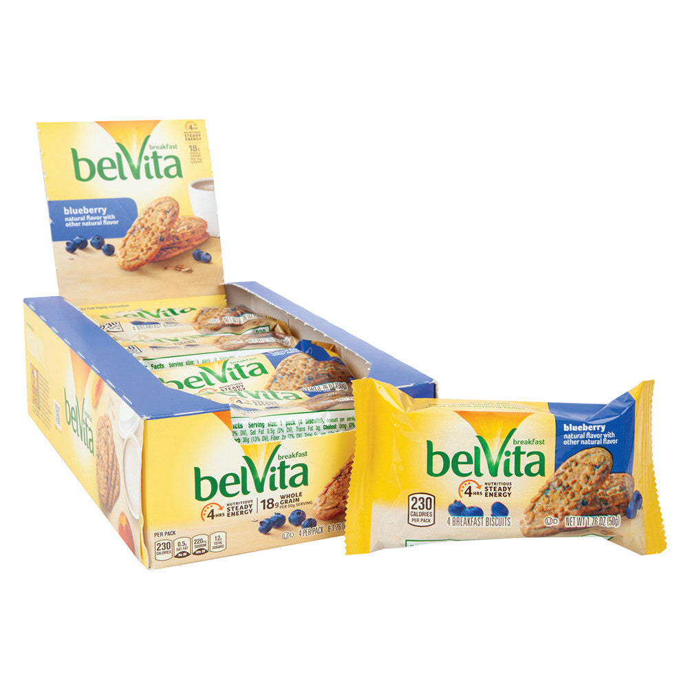 Wholesale Belvita Blueberry Breakfast Biscuit 1.76 Oz- Bulk