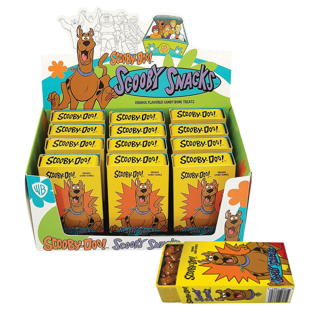Wholesale Scooby Snacks Slider Candy Bones Tin- Bulk
