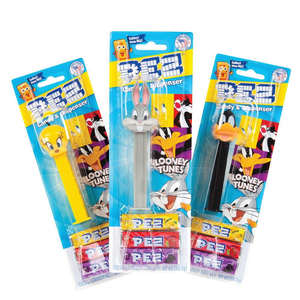 Wholesale Pez Looney Tunes 0.87 Oz Blister Pack- Bulk