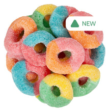 Wholesale Sour Gummy Rings Neon 5 Lb Bag- Bulk