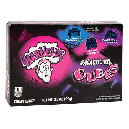 Wholesale Warheads Galactic Cubes 3.5 Oz Theater Box- Bulk