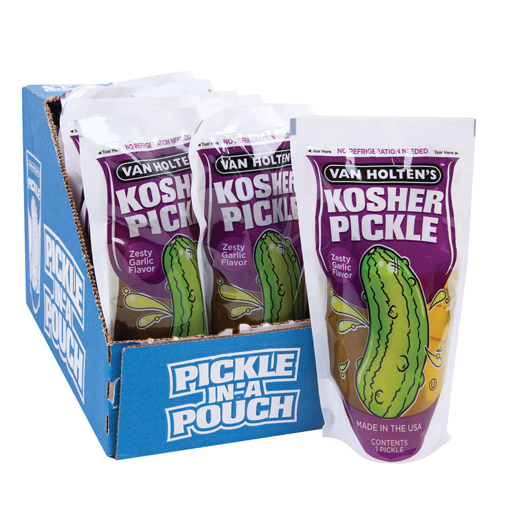 Wholesale Van Holten'S Garlic Pickle In A Pouch- Bulk