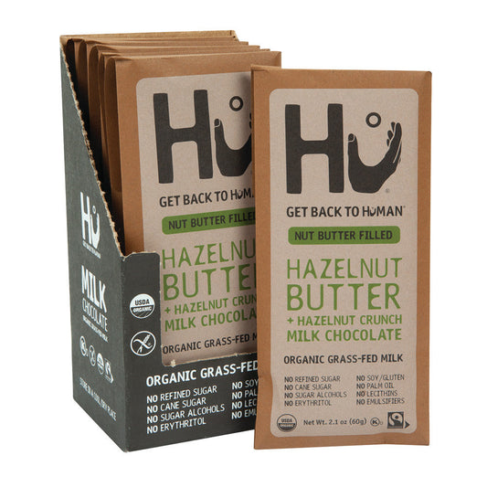 Wholesale Hu Bar Milk Chocolate Hazelnut Butter 2.1 Oz Bar- Bulk