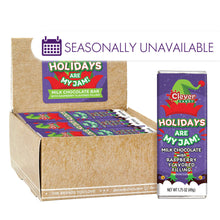 Wholesale Müttenberg Candy Holidays Are My Jam Milk Chocolate Raspberry 1.75 Oz Bar- Bulk