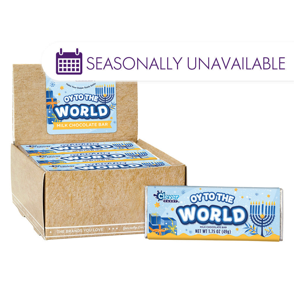Wholesale Müttenberg Candy Oy To The World Milk Chocolate 1.75 Oz Bar- Bulk