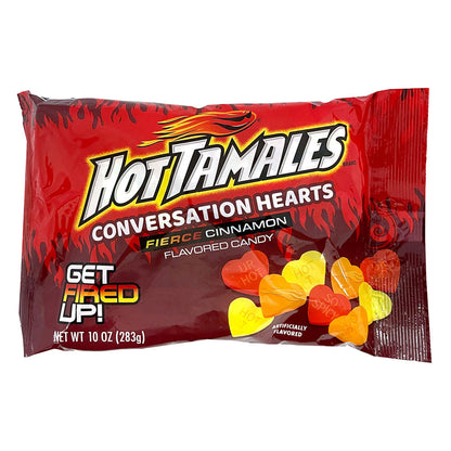 Wholesale Hot Tamales Conversation Hearts 10 Oz Bag- Bulk