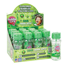 Wholesale Bubblelick Sour Green Apple Flavored Bubbles 2.5 Oz Bottle- Bulk