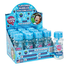 Wholesale Bubblelick Sour Blue Raspberry Flavored Bubbles 2.5 Oz Bottle- Bulk