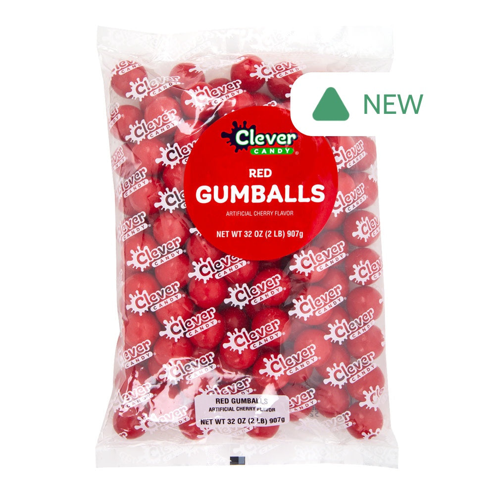 Wholesale Müttenberg Candy Cherry Red Gumballs 2 Lb Bag- Bulk