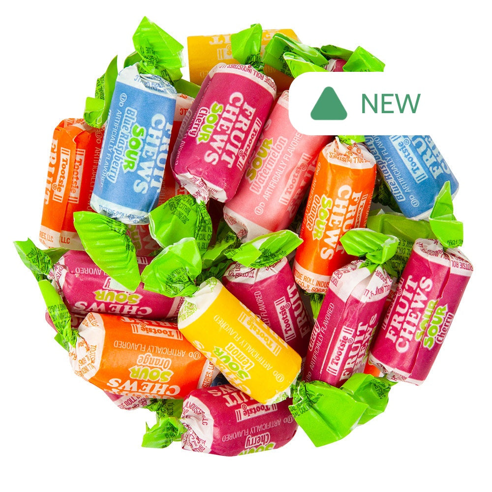 Wholesale Tootsie Roll Fruit Chews Sour- Bulk