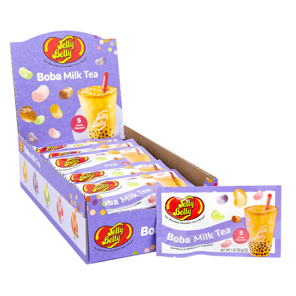 Wholesale Jelly Belly Boba Milk Tea Mix 1 Oz Bags- Bulk