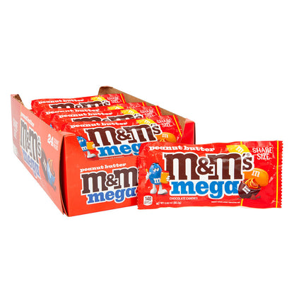Wholesale M&M'S Peanut Butter Mega Share Size 2.83 Oz Bag- Bulk