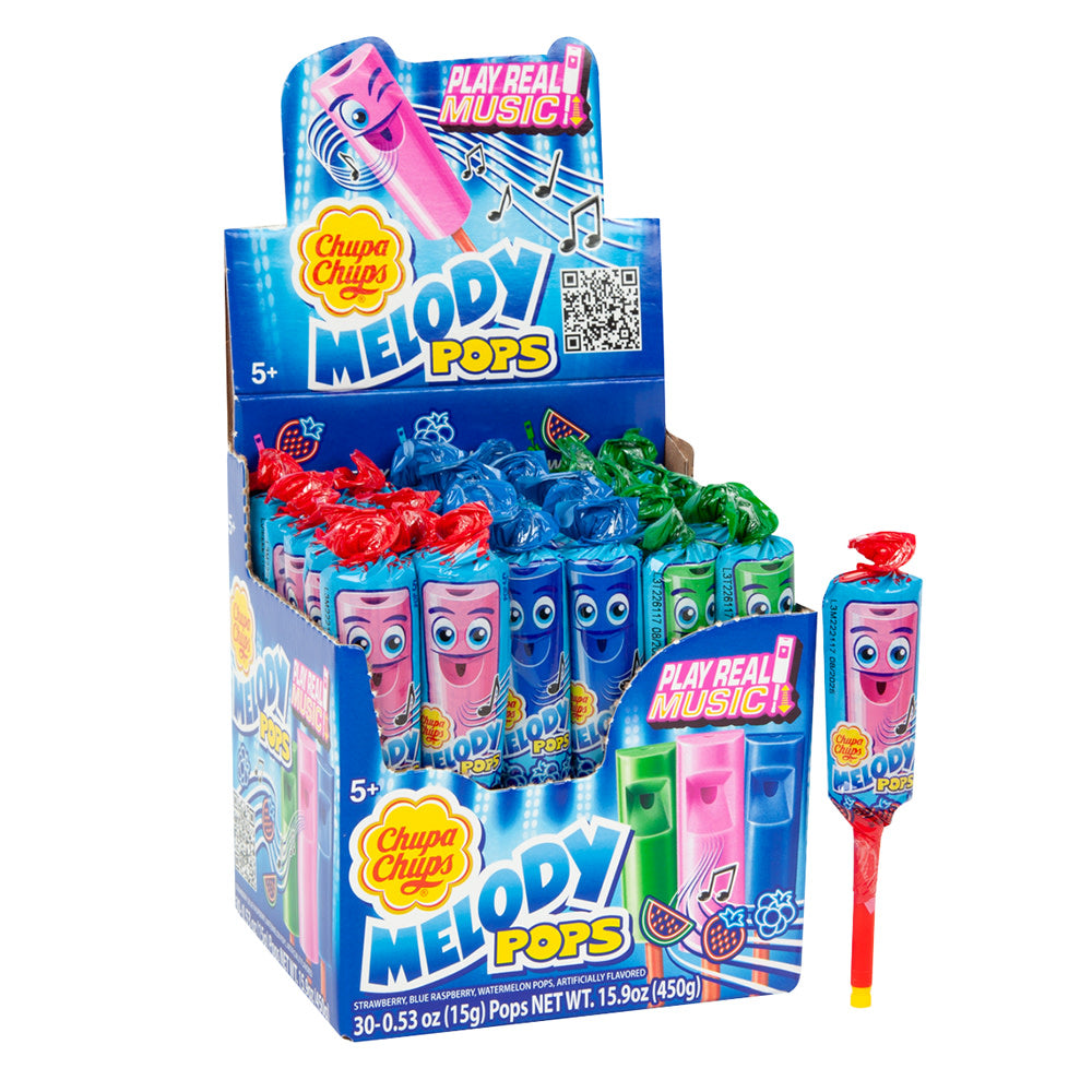 Wholesale Cupa Chups Melody Pops Assorted 0.53 Oz- Bulk