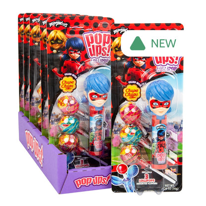 Wholesale Pop Ups Ladybug & Cat Noir 1.26 Oz Blister Pack- Bulk