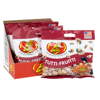 Wholesale Jelly Belly Tutti Frutti 3.5 Oz Peg Bag- Bulk