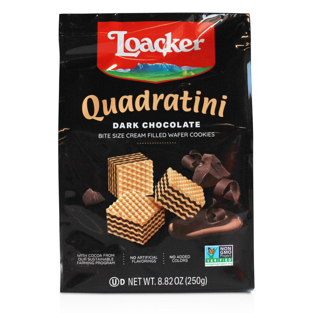 Wholesale Loacker Case Dark Chocolate Wafer- Bulk