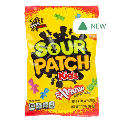 Wholesale Sour Patch Kids Extreme Sour Candy 7.2 Oz- Bulk