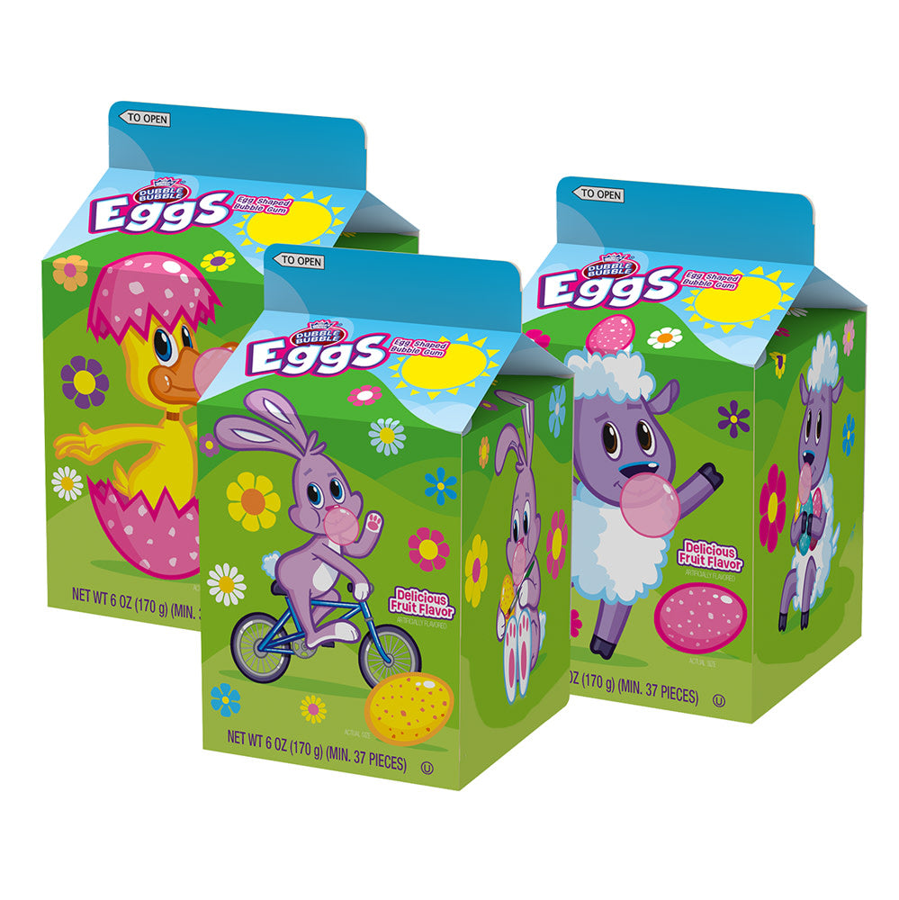Wholesale Dubble Bubble Bubble Gum Eggs 6 Oz Carton- Bulk