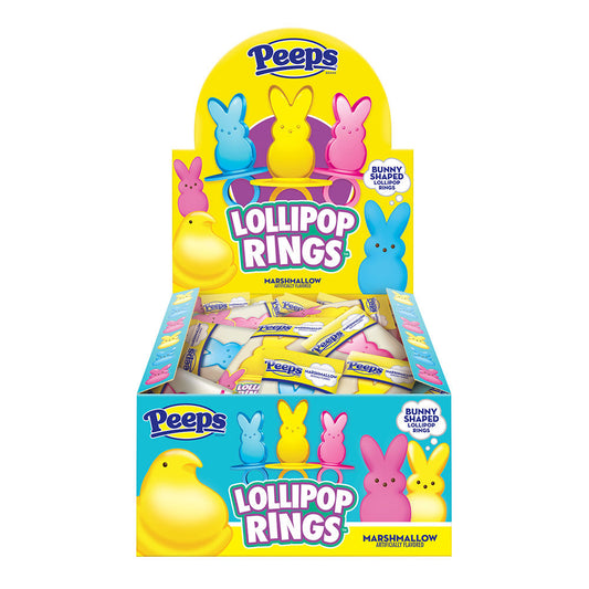 Wholesale Peeps Bunny Lolli Rings .42 Oz- Bulk