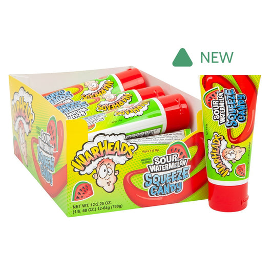 Wholesale Warheads Watermelon Sour Squeeze Candy 2.25 Oz- Bulk