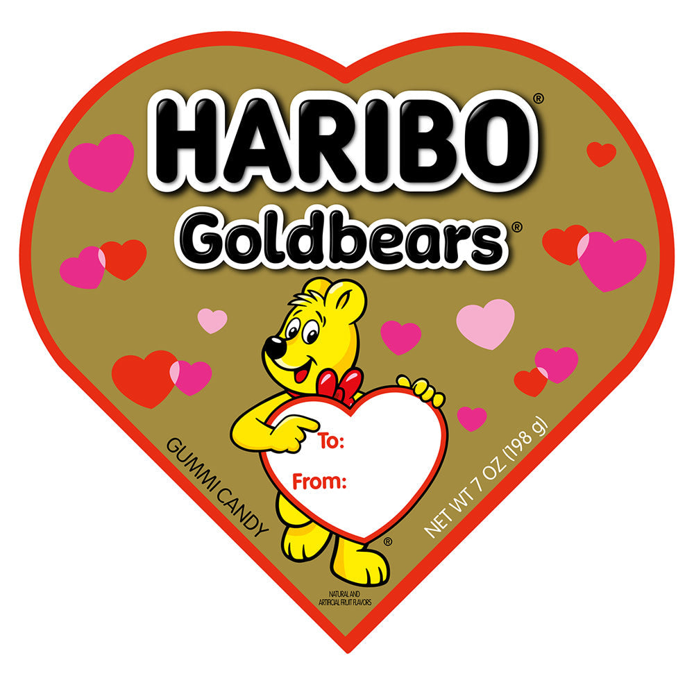 Haribo - Goldbears - Heart Box - 7Oz