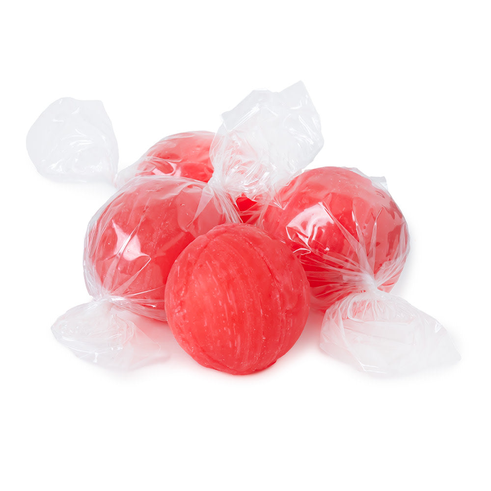 Wholesale Candymans Ta-Dazz Cherry Gum Filled Balls- Bulk